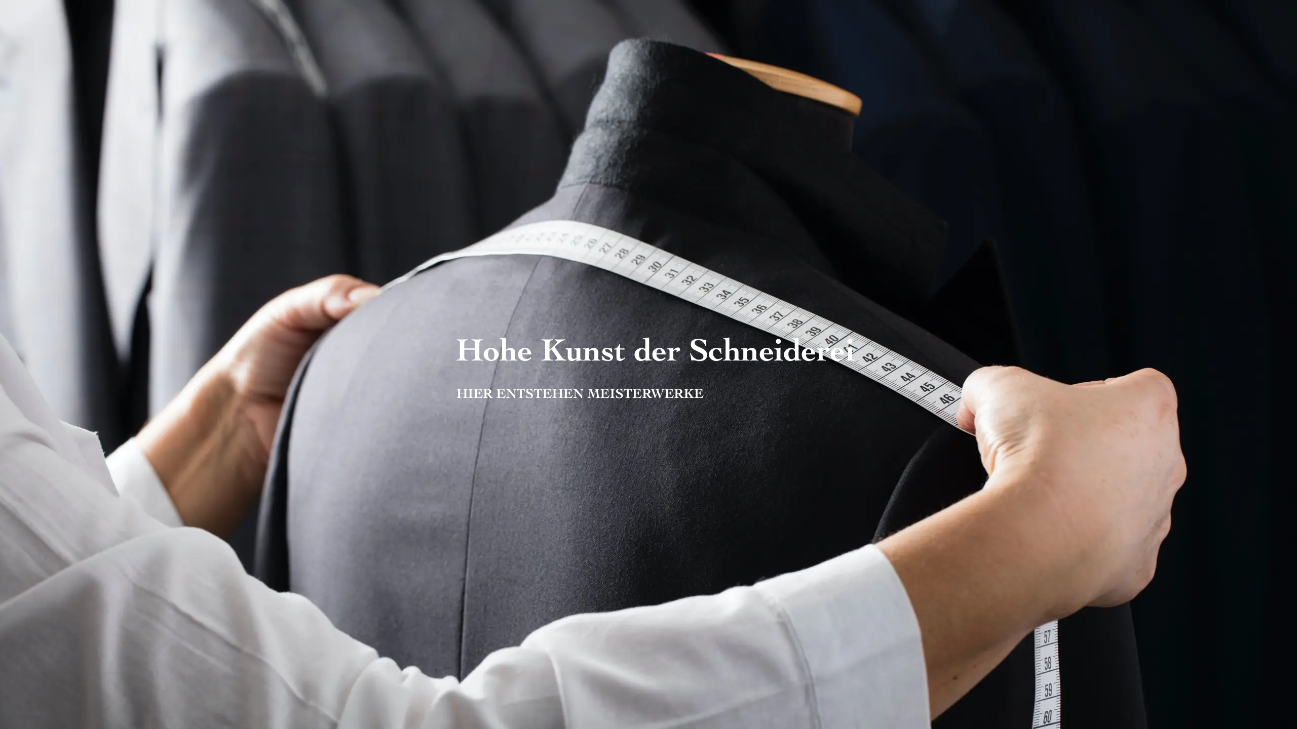 Hohe Kunst der Schneiderei bei Daniel Rügamer Maßgeschneidert von Handwerkskunst deutscher sowie italienischer Maßschneider 